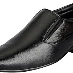 851-6517-42 Men's Black Formal Slip On Shoes (8 UK)-image-5