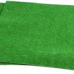 LOOM TREE® 5 Pieces Artificial Turf Grass Lawn Grassland Model Miniature Dark Green | 5 Pieces Artificial Turf Model-image-59