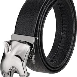 zacharias Men's Faux Leather Belt with Autolock Buckle S-104 (Black, 5XL) (Pack of 1)-picture-12
