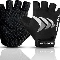 Mayor Freedom Gym Gloves for Men & Women, Workout & Weightlifting Accessories (Grey/Black), One Size, Neoprene-picture-10