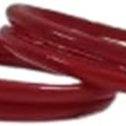 Attractive Glass Bangles/Kada- Perfect For Home, Party, Functions & Wedding, Pack Of 4, Red- D41-image-54