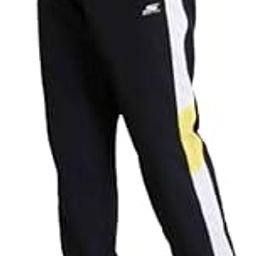 Men's Regular Mid Rise Cut & Sew Jogger (White/Lime) M-image-26
