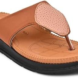 Diabetic & Orthopedic with Super Extra Soft Ortho Care Anti-Skid Doubleu Flip-Flops for women Slippers/Doctor Chappal & Footwear HF334-image-87