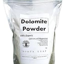 Dolomite Plant Mineral Lime Stone Powder, Natural Calcium & Magnesium Supplement PH Regulator; Plant Potting Mixtures, Soil Manure; Fertilizers (900 Grams)-image-34