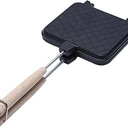 MYADDICTION Breakfast Sandwich Maker Hot Dog Panini Maker for Tortillas Omelets Pancakes-image-47