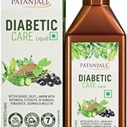 Patanjali Diabetic Care Liquid | Ayurvedic Diabetes Supplement with Karela, Jamun & Giloy | Plant-Based | 500ml-32