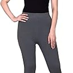 Women's 4-Way Stretchable Cotton Lycra Ankle Length Leggings-image-11