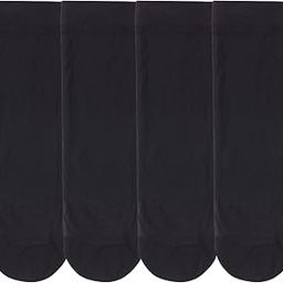 NEXT2SKIN Women's Nylon Ankle Length Transparent Socks - Pack Of 4 Pairs-picture-46
