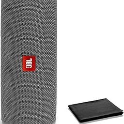 JBL Flip 5 Waterproof Portable Bluetooth Speaker for Travel, Outdoor and Home - Wireless Stereo-Pairing - Includes Microfiber Cleaning Cloth - Gray Stone-image-54