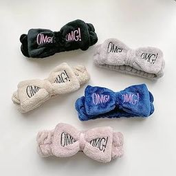 Facial Makeup Face Wash Velvet Strip Headband Adjustable Elastic Hair Band for Girls and Women Beauty Tool - pack of 3 assorted colours-image-91