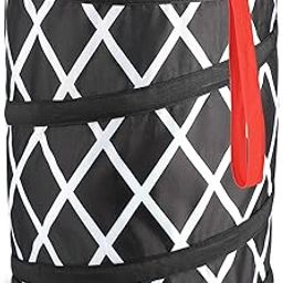 LXURY Collapsible Trash Can,Pop Up Garbage Can,Foldable Basketball Trash Bin, Washable Portable with Elastic Band Waste Basket for Camping,Car Home Gym & Office Organization (4.5 Gallons)-picture-32