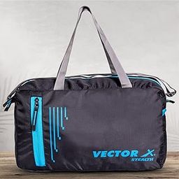 Vector X Stealth Kit Bag for Men and Women Use for Multipurpose Travel, Gym,Fitness, Hanging Organiser (Black-Blue)-ONE Size.-image-69