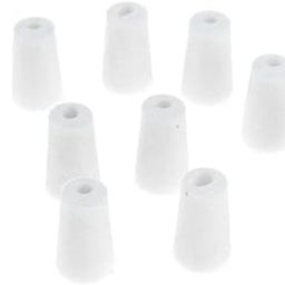 ATORSE® 10 Pieces Rubber Stopper Lab Tapered Plugs for Flask Test Tubes Lab Supplies 8-12Mm-16