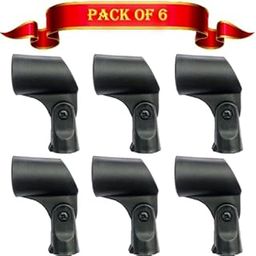 Pearl Mic Clamp Code 6 (for Corded Mic) / Holder/Clip/Stand for Corded Microphone | Pack of 6-20
