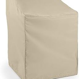 Covermates Outdoor Chair Cover - Water Resistant Polyester, Drawcord Hem, Mesh Vents, Seating and Chair Covers, 30W x 26D x 33H, Khaki-image-31
