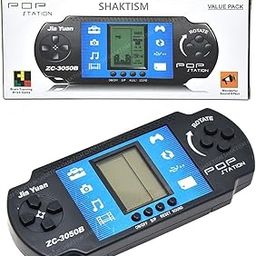 SHAKTISM Handheld Electronic Brick Game, Retro Video Game Console for Kids, Birthday Return Gift, Pack of 1, Assorted Colours-19