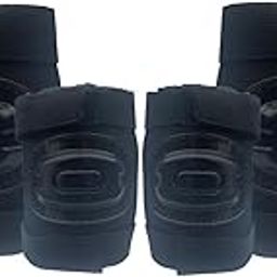 Rioff® Protective Set Guard Protection kit with Knee, Elbow and Wrist Guards (Set of 6) Suitable to Kids of Age 6-16 Years for Skating, Cycling, Roller Skating (Black, Medium (7 Years -10 Years))-7