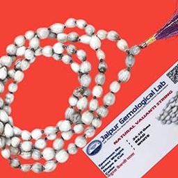 Gougeous Rare Vaijayanti Mala Original Certified 108+1 Beads Baijayanti Japa Mala Vaijanti Beads Mala/Braj Rosary for Men & Women-29