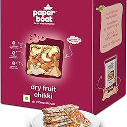 Paper Boat Dry Fruit Chikki | No Preservatives and Colors | 250g / 280g (Weight May Vary)-14