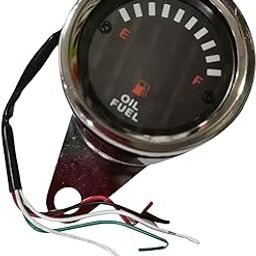 Generic 60mm Universal Car Motorcycle Fuel Level Meter Gauge LED Light Display 12V-5