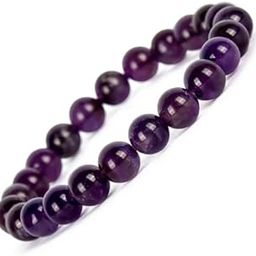 Purple Amethyst Jamuniya Stone Bracelet Amethyst Bracelet For Men Original Certified AAA+++ Amethyst Crystal Bracelet Original जमुनिया रत्न ओरिजिनल ब्रेसलेट-image-44