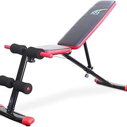 KFS FITNESS AB Gym Bench � Foldable Fitness Bench with Incline, Decline, & Flat Adjustments | 250 Kg Weight Capacity | Includes Resistance Ropes for Home Workouts-20