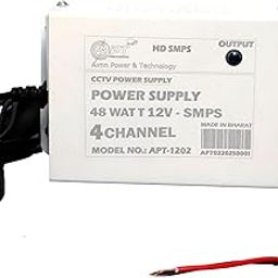 APT SMPS for CCTV Output Power Supply with Single Port for CCTV Security Bullet & Dome Camera Indoor Security Surveillance Cameras (4 Channel)-image-93