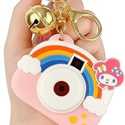 Cute Pocket Camera Keychain with Light Projector | Mini Cartoon Key Ring Toy for Kids | Birthday Return Gift, Bag Charm-image-78