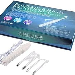 Portable High Frequency Machine Facial Wand Acne for Skin Tightening Acne Spot Wrinkles Reducing Puffy Eyes Dark Circles Dispel Freckle 4 in 1 Handheld High Frequency Machine for Face & Hair-picture-50