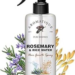 Aromatique Rosemary and Rice Water Hair Spray | For Stronger-Looking Hair, Reduced Breakage & Natural Shine | Non-Sticky, Fast Absorbing Mist for Scalp & Hair | 200ml-image-2