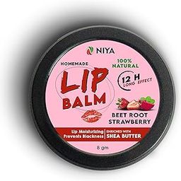 Niya Natural's Homemade Beetroot Lip Balm for Winter to heal Cracks, Dryness, and Blackness of lips. Enriched With Shea Butter. 8 gm.-image-56