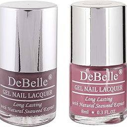 DeBelle Gel Glossy Finish Nail Polish Combo Set of 2 - (Majestique Mauve and Light Mauve, Laura Aura - 16 ml, 8 ml Each)-image-79