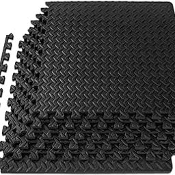 ProSource Puzzle Exercise Mat EVA Foam Interlocking Tiles-image-88