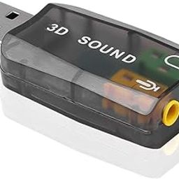 USB Sound Card Adapter USB 3D Virtual 5.1 Stereo & MIC PC Desktop Laptop-18