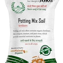 EARTHPOWER Magic Potting Soil Mix for Plants 50kg | Soil for Plants | Soil and Fertilizer for Plants | Mix for Home Garden 50kg-image-23