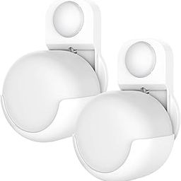 Koroao Smart Home Outlet Wall Mount Only for Google Nest WiFi Router(2nd Generation) - Easy Installation and No Cord Clutter Holder Bracket for Google 4x4 AC2200 Nest Mesh Wi-Fi Router (2-Pack)-21