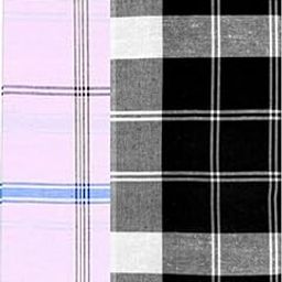 Men's Multicolour Cotton Checkered Lungies 2METERS FREE-SIZE, 2PCS, Wedding Attendees-image-52