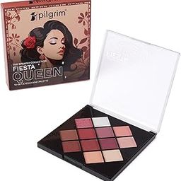 Pilgrim Eyeshadow Fiesta Queen 12-in-1 Highly Pigmented Shades For The Ultimate Glam | 24Gm-image-56