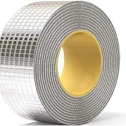Hoaxer Premium Metal Roll Gaffer Tape for Pipe Insulation Upgraded Aluminum Foil Tape Heavy Duty for RV Repair, Awning, Window, Glass & EDPM Roof Leak Patching, Boat and Pipe Sealing-image-81