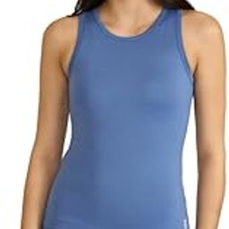 Round Neck Tank Top with in Built Sports Bra | Lightweight Tank Top | Quick Drying & Breathable Fabric | Gym Wear Workout Tank Top | Sport Camisole for Girls | Slim Fit Tank Tops for Women-picture-49
