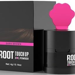 TOYPAPA hairline powder for women and men- hair line powder for grey hair and beard | hair color stick | instant hair color touch up hair concealer (Dark brown)-image-97
