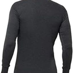 Mens Slim Fit Solid Hotpot Thunder Thermal Top-image-56