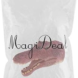 MERISHOPP Simulation Dinosaur Animal Head Model Hand Puppet Kids Toy Spinosaurus-image-38