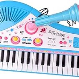 CALANDIS 37 Keys Piano for Kid Electronic Piano Keyboard for Boys Girls Age 3-5 kid Blue | Electronic Keyboards | Pianos, Keyboards & Organs-24