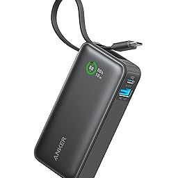 Anker Nano Power Bank, 10,000mAh Portable Charger with Built-in USB-C Cable, PD 30W Output with 1 USB-C, 1 USB-A, Fast Charging Battery Pack for iPhone 16/15/14 Series, Galaxy, iPad, and More - Black-15