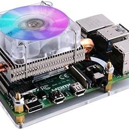 REES52 Raspberry Pi Cooling Fan, ICE Tower Cooler, Raspberry Pi Low-Profile CPU Cooler with RGB Cooling Fan and Raspberry Pi Heatsink for Raspberry Pi 4 Model B & Raspberry Pi 3B+ & Raspberry Pi 3B-image-71