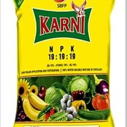 KARNI NPK 19:19:19 Water Soluble Fertilizer – 1kg Pack | Balanced Plant Nutrition for Fruits, Vegetables & Crops-image-96