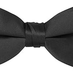 Satin Bow Tie (Mens, Black)-picture-26