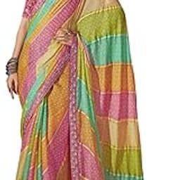Women's Chiffon Woven Design Saree With Unstitched Blouse Piece (SANVI1001_SS_Parent.)-image-3