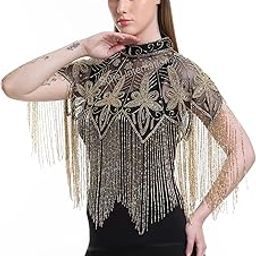Women's Net Capes Shrug Ponchu For Girls With Colour Full Degines-picture-3